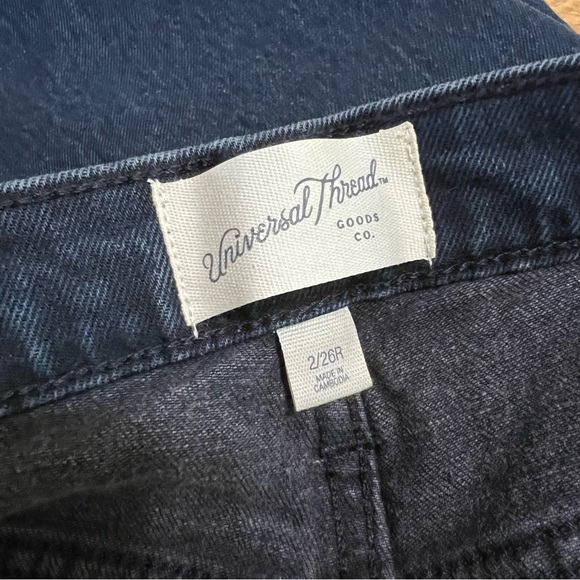 Universal Tread NWT Dark Wash Blue Vintage Bootcut Denim Jeans Size 2/26R - Picture 4 of 11